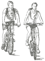 sierra-de-las-nives-by-bike-rutas-pareja-paseando-bicicleta-2024